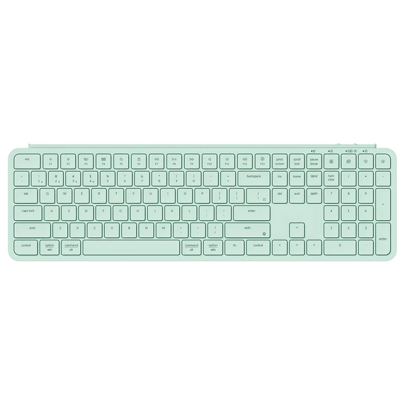Keychron B6 Pro Wireless/Wired 2.4GHz Ultra-Slim Wireless Keyboard - Mint Green