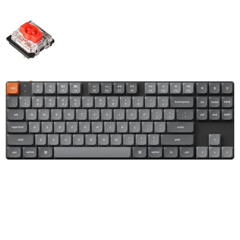 Keychron K1 Max QMK/VIA RGB Wireless Custom Mechanical Keyboard - Red Switch