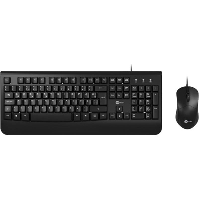 Lenovo Lecoo CM105 Wired Keyboard and Mouse Combo - Black