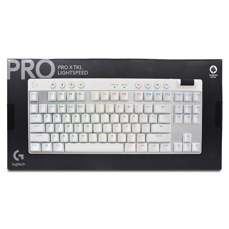Logitech G PRO X TKL Lightspeed RGB Wireless Mechanical Gaming Keyboard - White