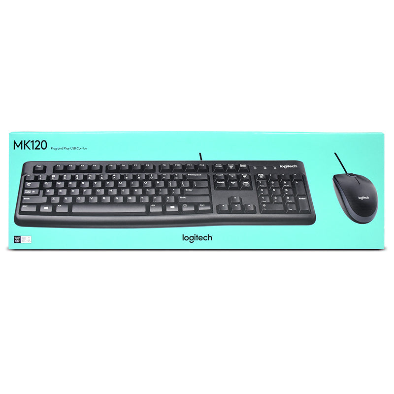 Logitech MK120 USB Desktop Keyboard/Mouse