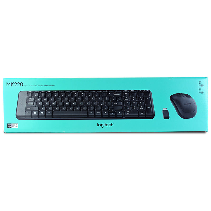Logitech MK220 Wireless Keyboard and Mouse Combo