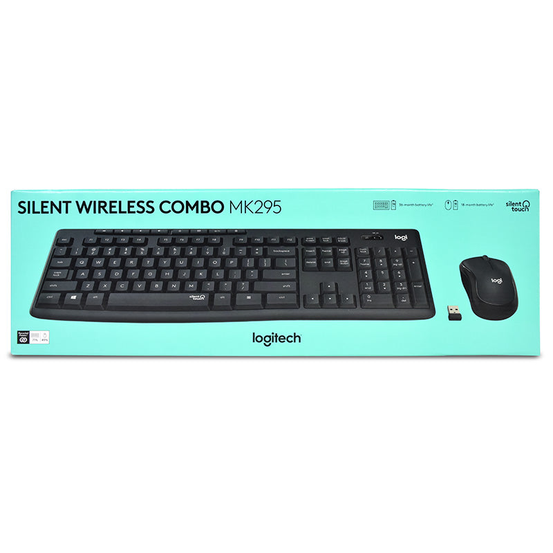 Logitech MK295 Silent Wireless Keyboard and Mouse Combo