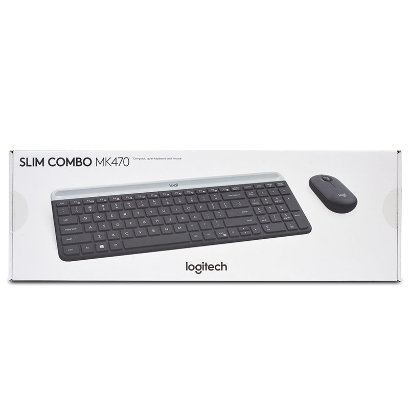 Logitech MK470 Slim Wireless Keyboard and Mouse Combo - Graphite