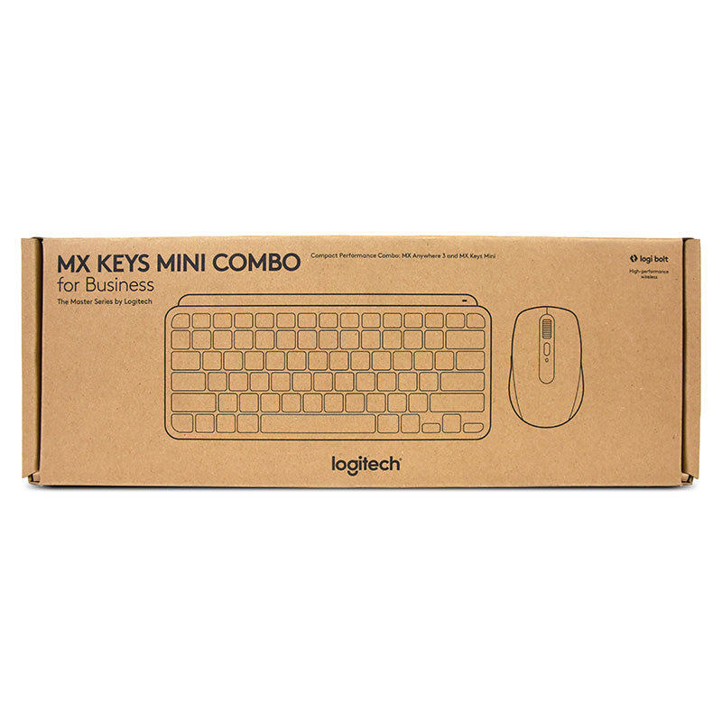 Logitech MX Keys Mini Keyboard and Mouse Combo for Business - Black