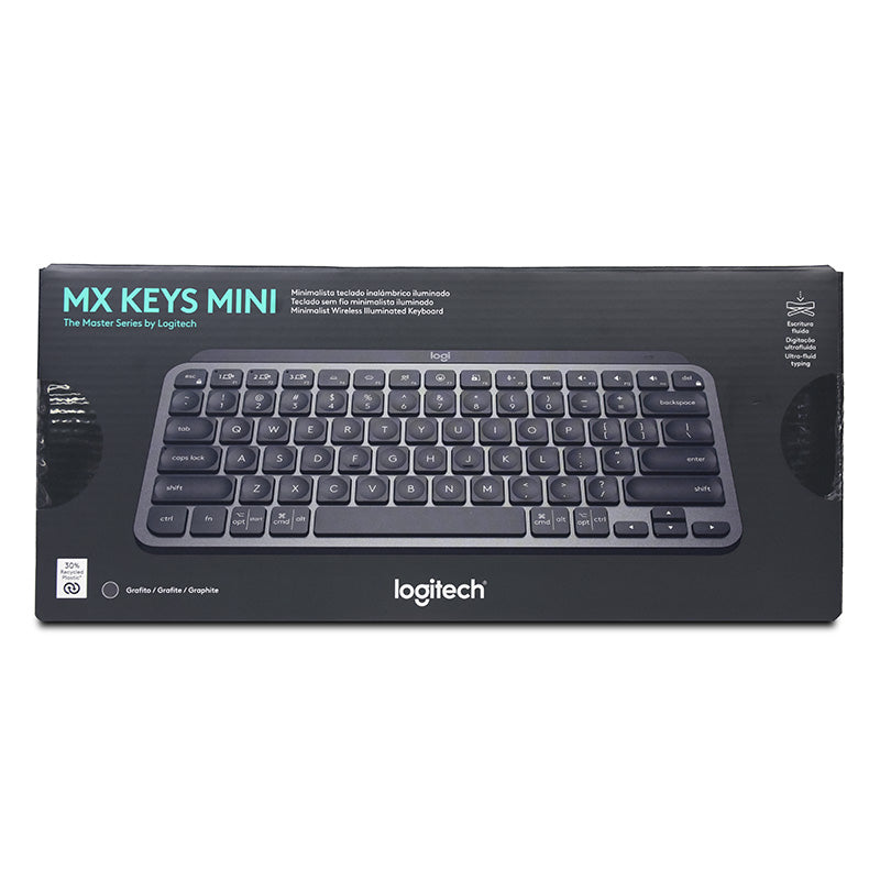 Logitech MX Keys Mini Minimalist Illuminated Wireless Keyboard - Graphite