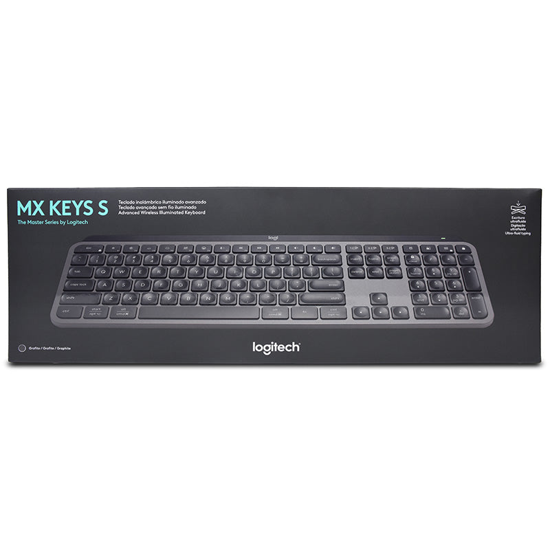 Logitech MX Keys S Advanced Wireless Illuminated Keyboard - Graphite