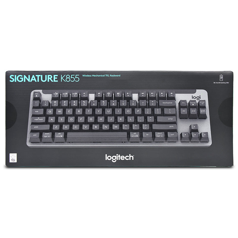 Logitech Signature K855 TKL Wireless Mechanical Keyboard Graphite