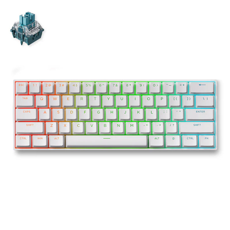 MCHOSE Ace 60 Pro HE Magnetic 8K Wired Gaming Keyboard - Uranus Magnetic Switch Standard White