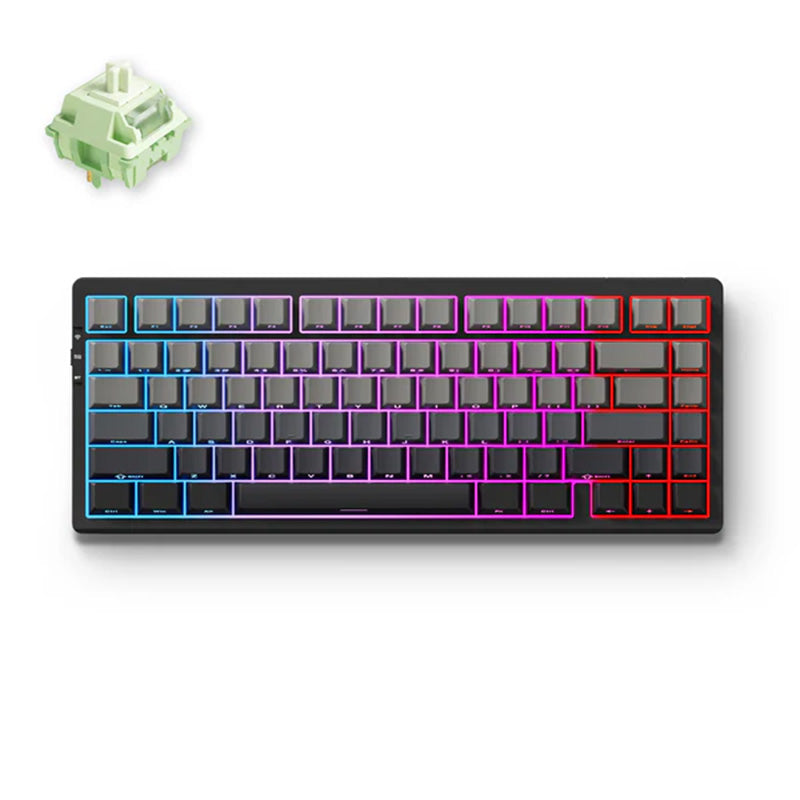 MCHOSE G75 Pro Gasket Mount 75% Layout Hot-Swap Wireless Mechanical Keyboard Black - Matcha Latte Switch