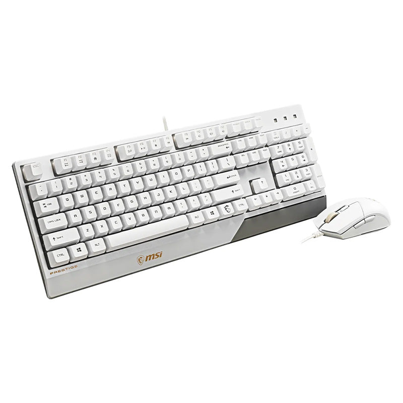 MSI Vigor PK30 Wired Gaming Keyboard and Mouse Combo - White