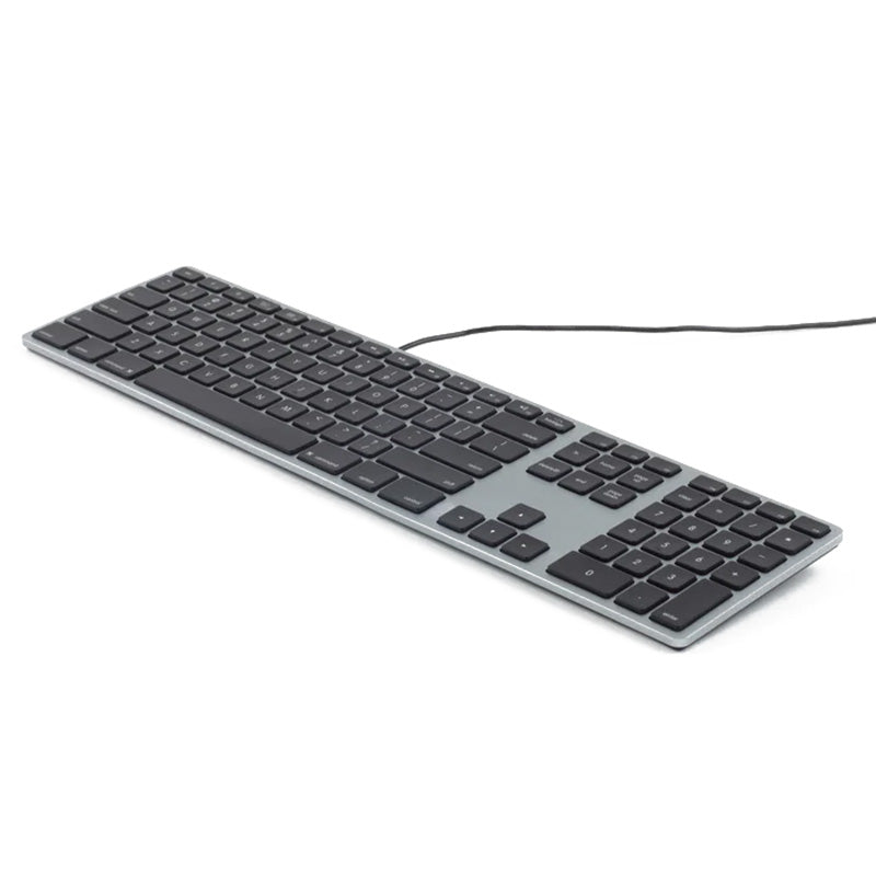 Matias Wired Aluminium RGB Backlit Keyboard for Mac - Space Grey