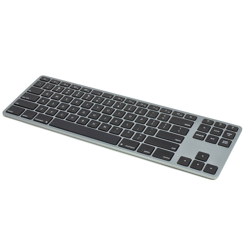 Matias Wireless Aluminum Tenkeyless Keyboard - Space Grey