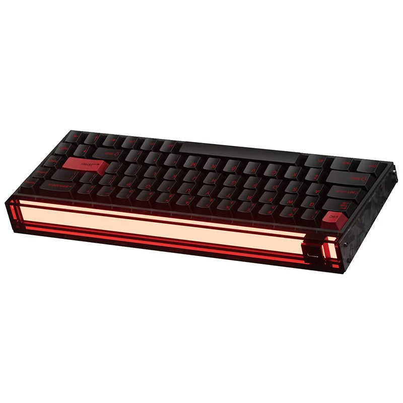 MelGeek MADE68 Ultra Aluminum Custom Gaming Magnetic HE Keyboard - Anodized Black - TTC KOM Switch)