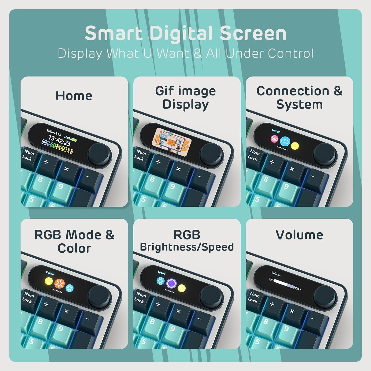 RK ROYAL KLUDGE S98 Mechanical Keyboard Top Mount 96% Wireless BT/2.4G/USB-C Hot Swappable Creamy Sounding 98 Keys