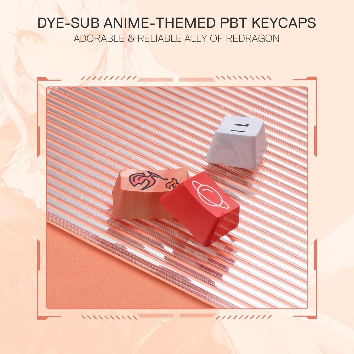 Redragon K673 PRO SE 75% 81 Keys Wireless Gasket RGB Gaming Keyboard, 3-Mode Anime Mechanical Keyboard w/Hot-Swap Socket, Custom Hi-Fi Linear Switch