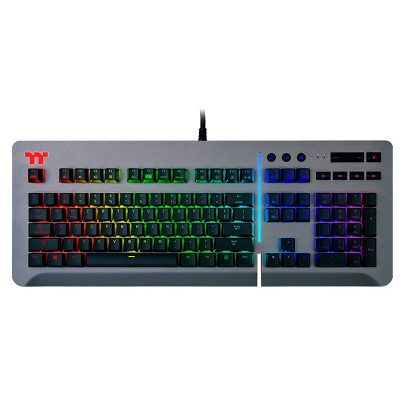 Thermaltake Level 20 RGB Titanium Wired Gaming Keyboard - Cherry MX Speed Silver
