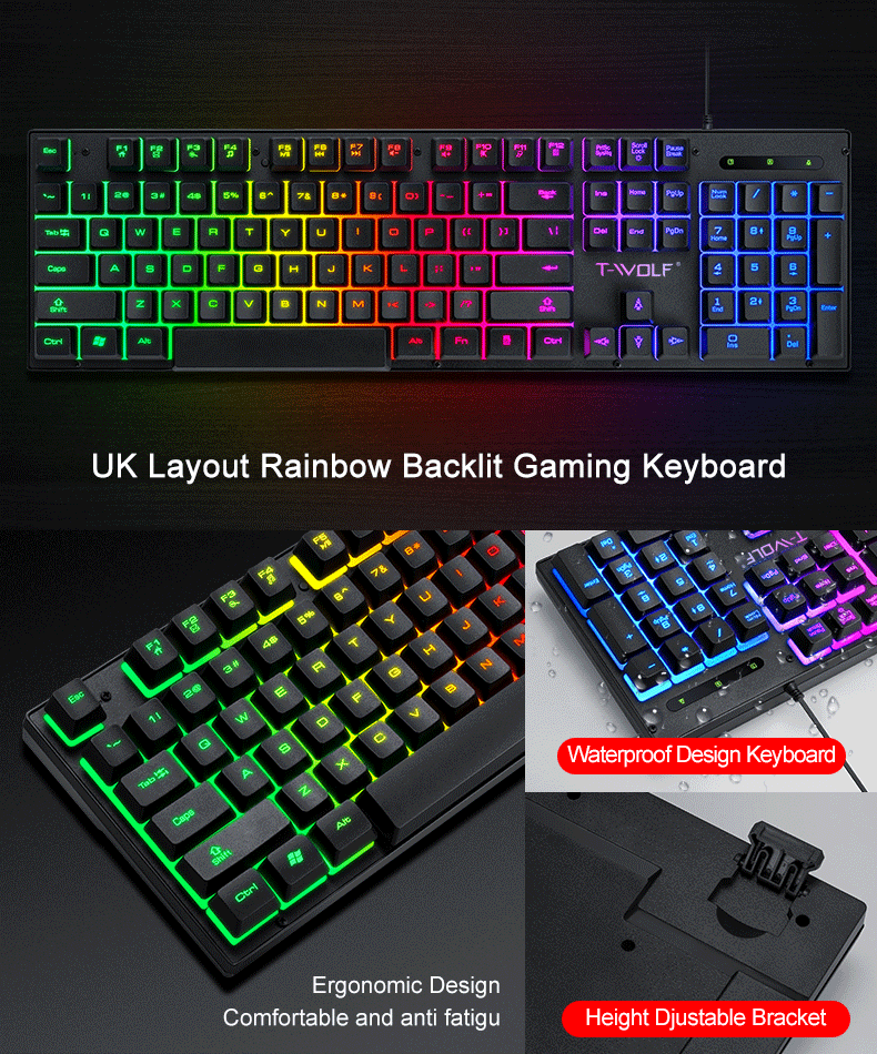 Thunderwolf Four-In-One Gaming Combo