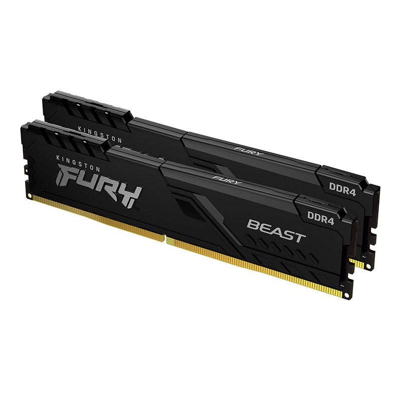Kingston 16GB KF436C17BBK2/16 Fury Beast 3600Mhz DDR4 RAM - Black