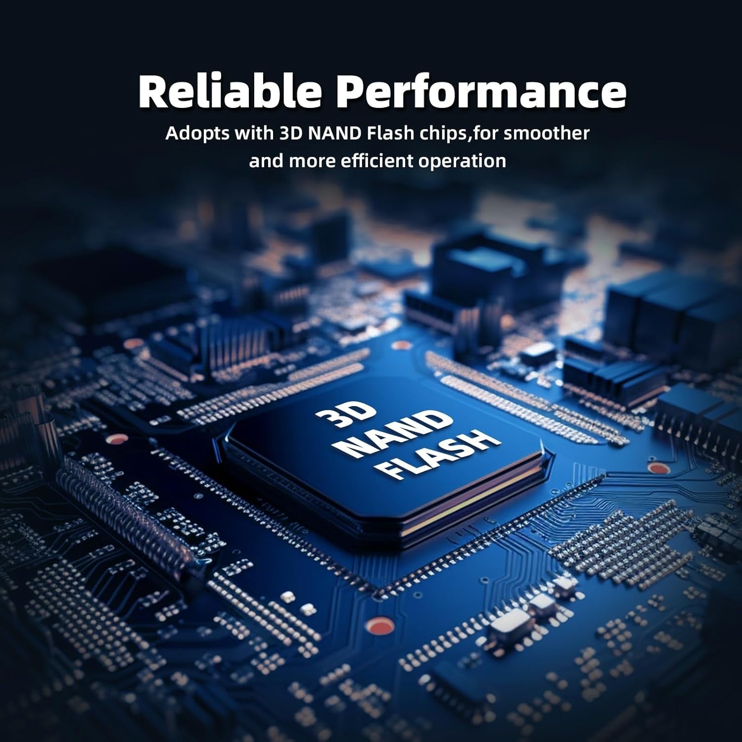 SSD 512GB PCIe Gen3x4 NVMe M.2 SSD 2280 Up to 2400MB/s Internal Solid State Drive with 3D NAND Flash Internal Solid State Hard Drive 2025New Upgraded