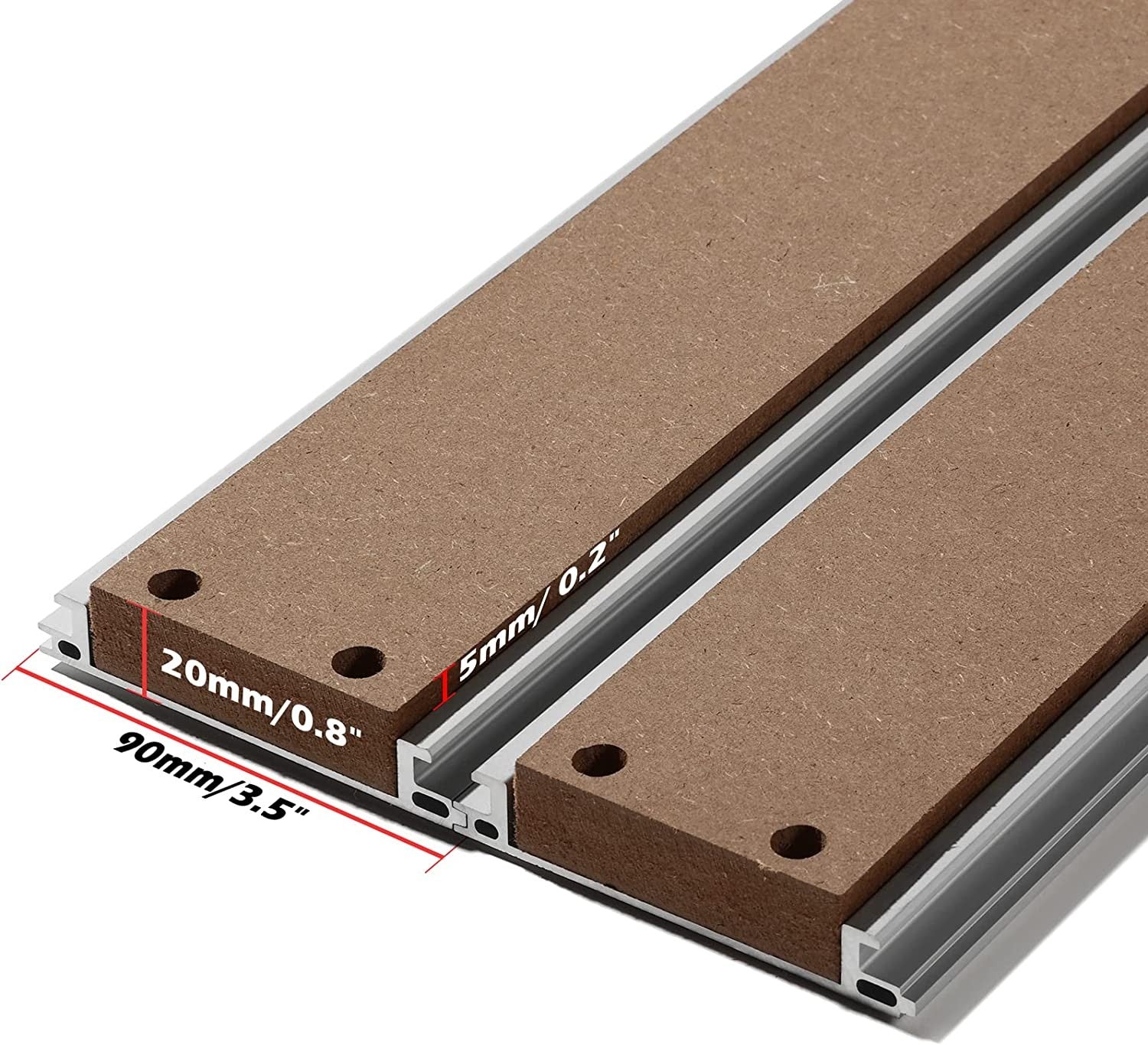 Genmitsu 1010 Aluminum & MDF Hybrid Spoilboard Table for CNC Router Machine PROVerXL 4030 to 1010 XY-Axis Extension Kit