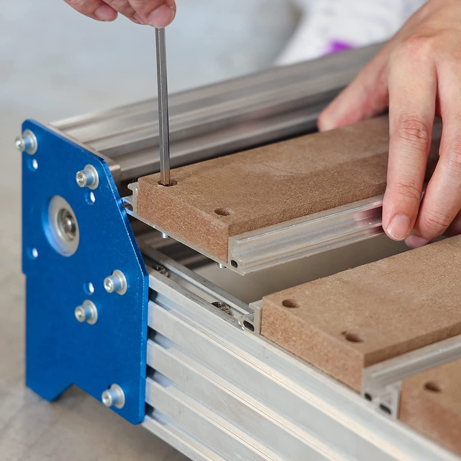 Genmitsu 1010 Aluminum & MDF Hybrid Spoilboard Table for CNC Router Machine PROVerXL 4030 to 1010 XY-Axis Extension Kit