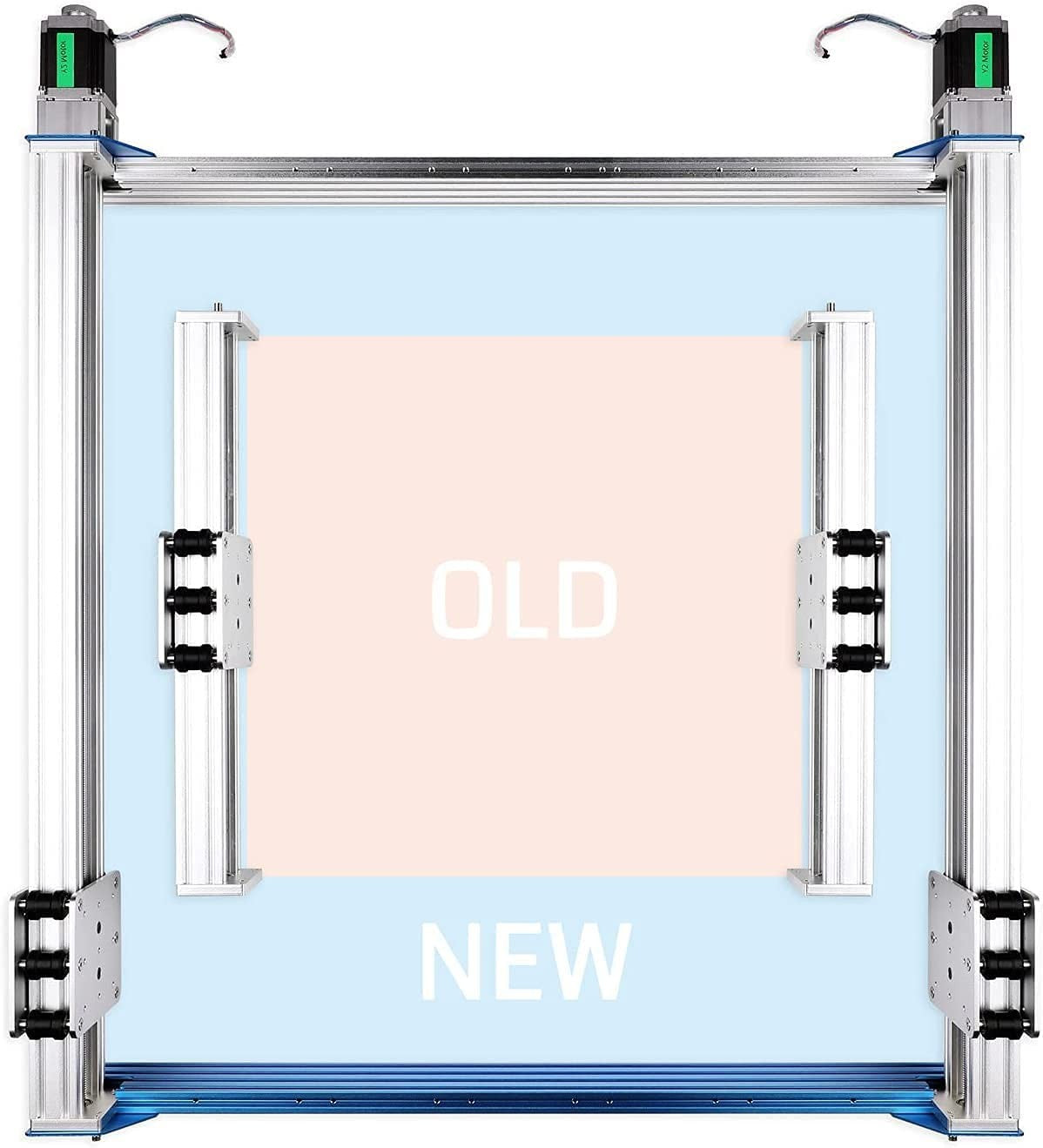 Genmitsu 24” x 24” XY-Axis Extension Upgraded Accessories Kit for CNC Router Machine PROVerXL 4030