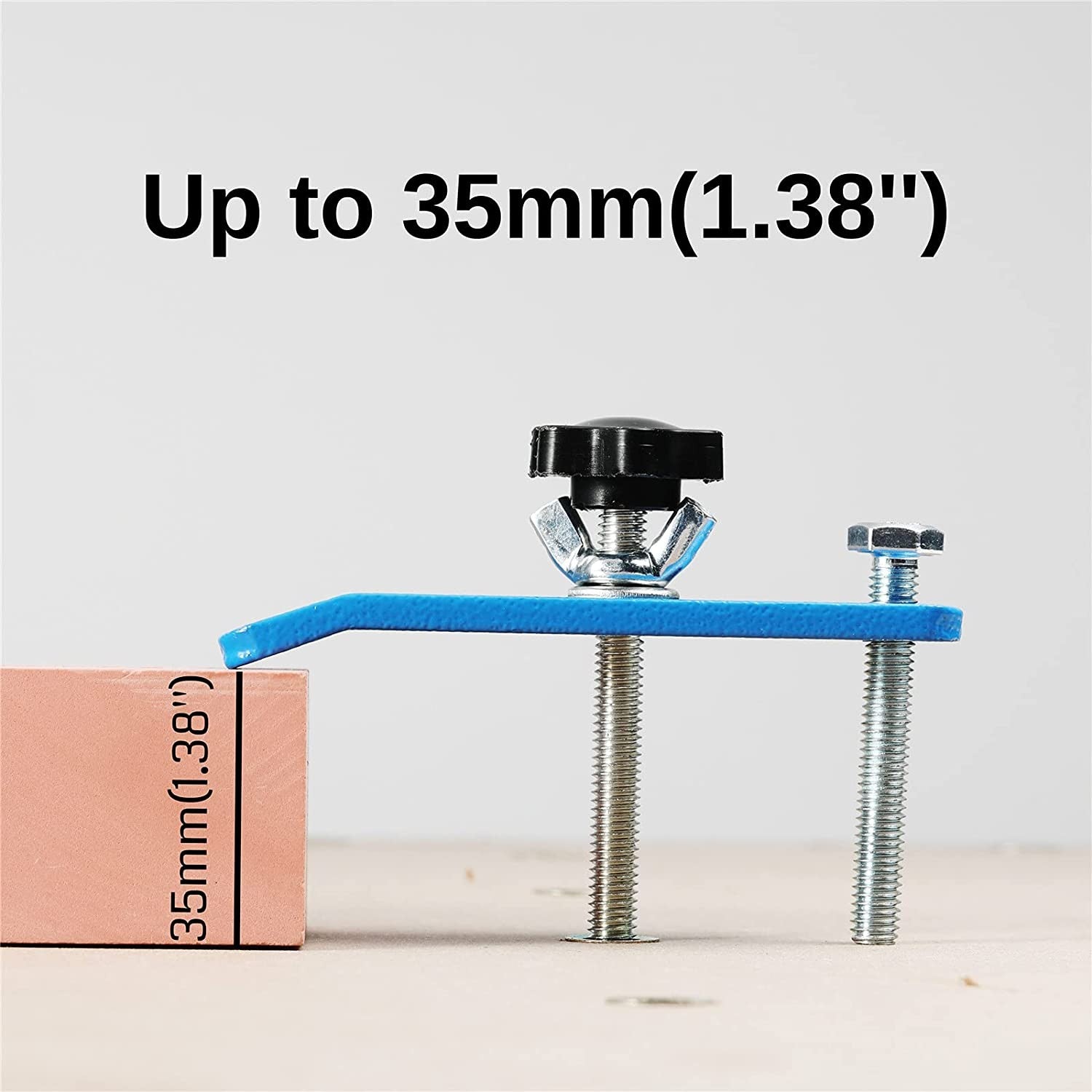 Genmitsu 4 Pack Hold Down Clamp Kit, CNC Router Clamp for Woodworking and Metalworking, 3-7/20''L x 4/5'' W x 2-7/10''H
