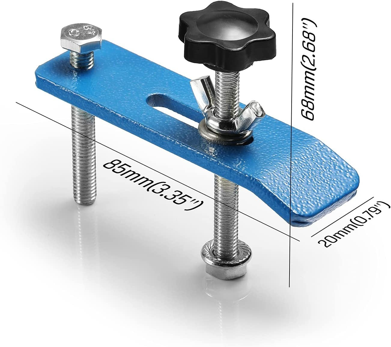 Genmitsu 4 Pack Hold Down Clamp Kit, CNC Router Clamp for Woodworking and Metalworking, 3-7/20''L x 4/5'' W x 2-7/10''H