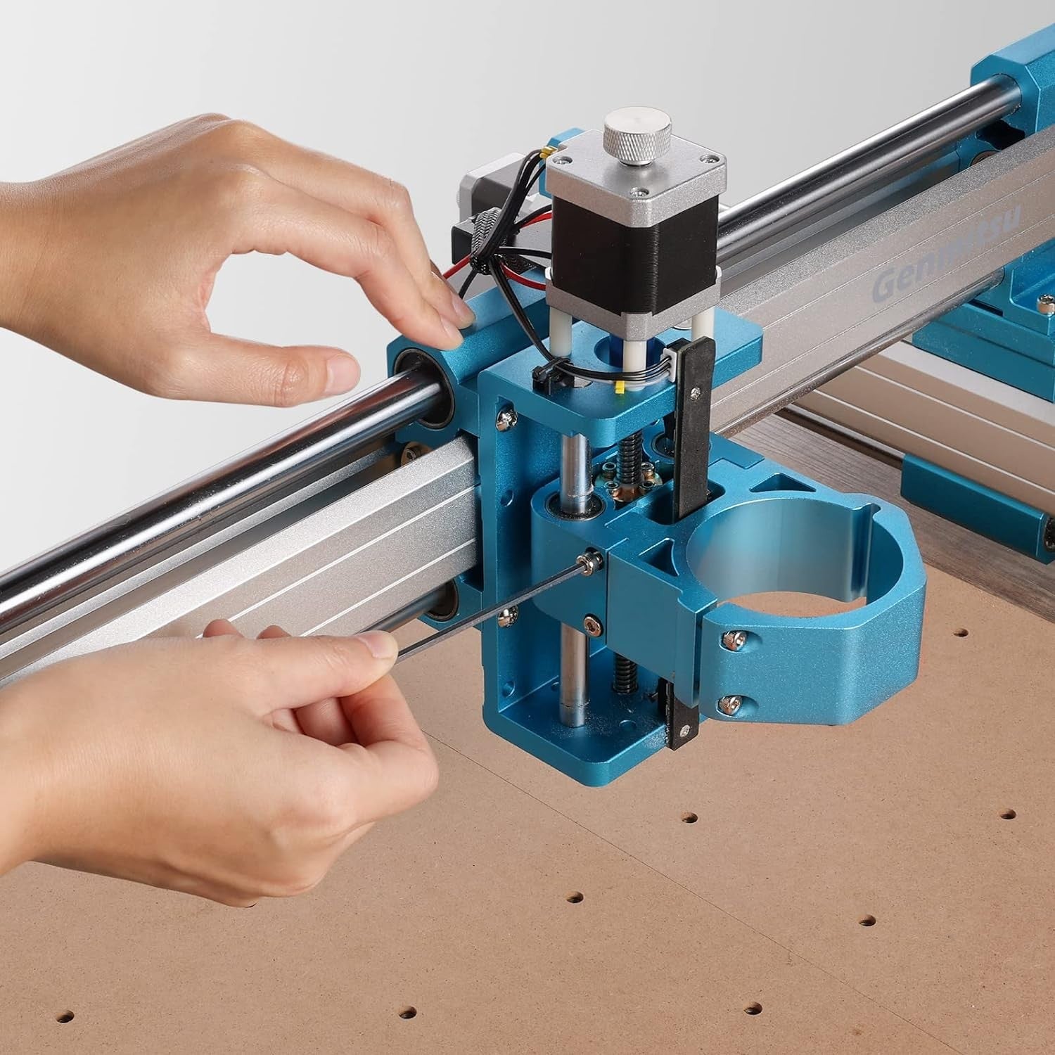 Genmitsu 69mm Diameter Aluminum CNC Spindle Holder Spindle Mount for 3018-PRO, 4040-PRO, 4040 Reno, 3020-PRO MAX V2, 3030-PROVer MAX, 3018-PROVer V2