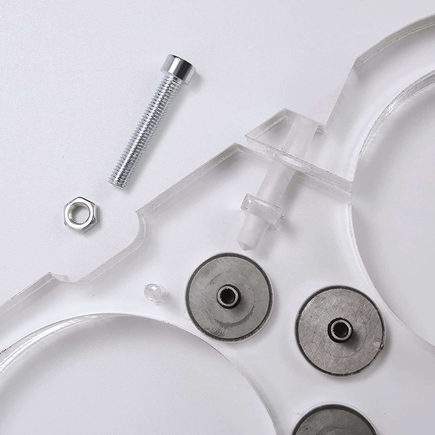 Genmitsu CNC Dust Shoe 69mm Spindle Acrylic Cover Cleaner for CNC Router PROVerXL 4030/ CNC Machines with a 69mm Diameter Motor