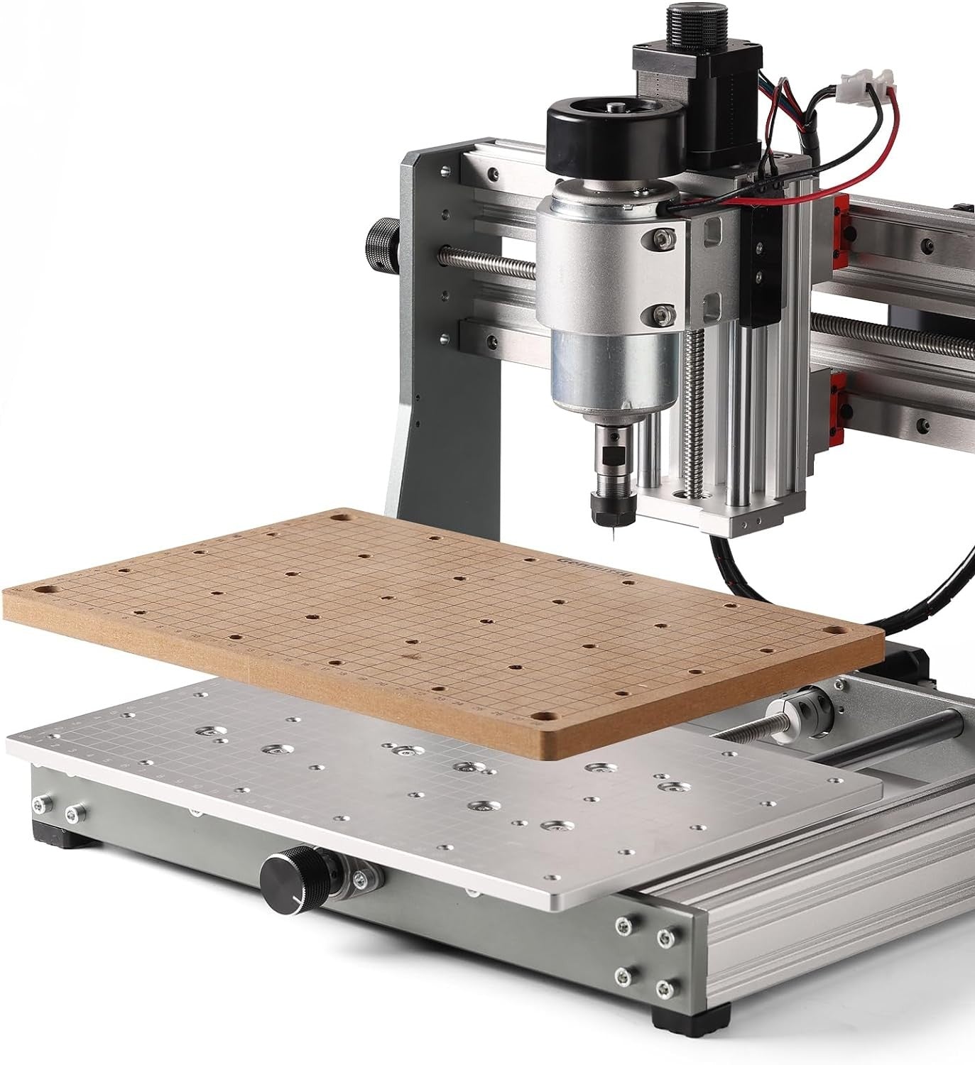 Genmitsu CNC MDF Grid Spoilboard for 3020 CNC Router Machine, Compatible with 3020-PRO Max & V2, 300 x 200 x 12mm, M6 Holes