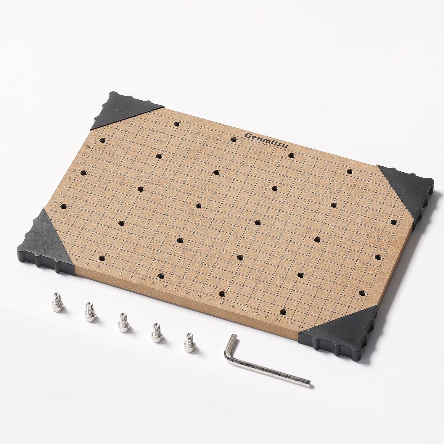 Genmitsu CNC MDF Grid Spoilboard for 3020 CNC Router Machine, Compatible with 3020-PRO Max & V2, 300 x 200 x 12mm, M6 Holes