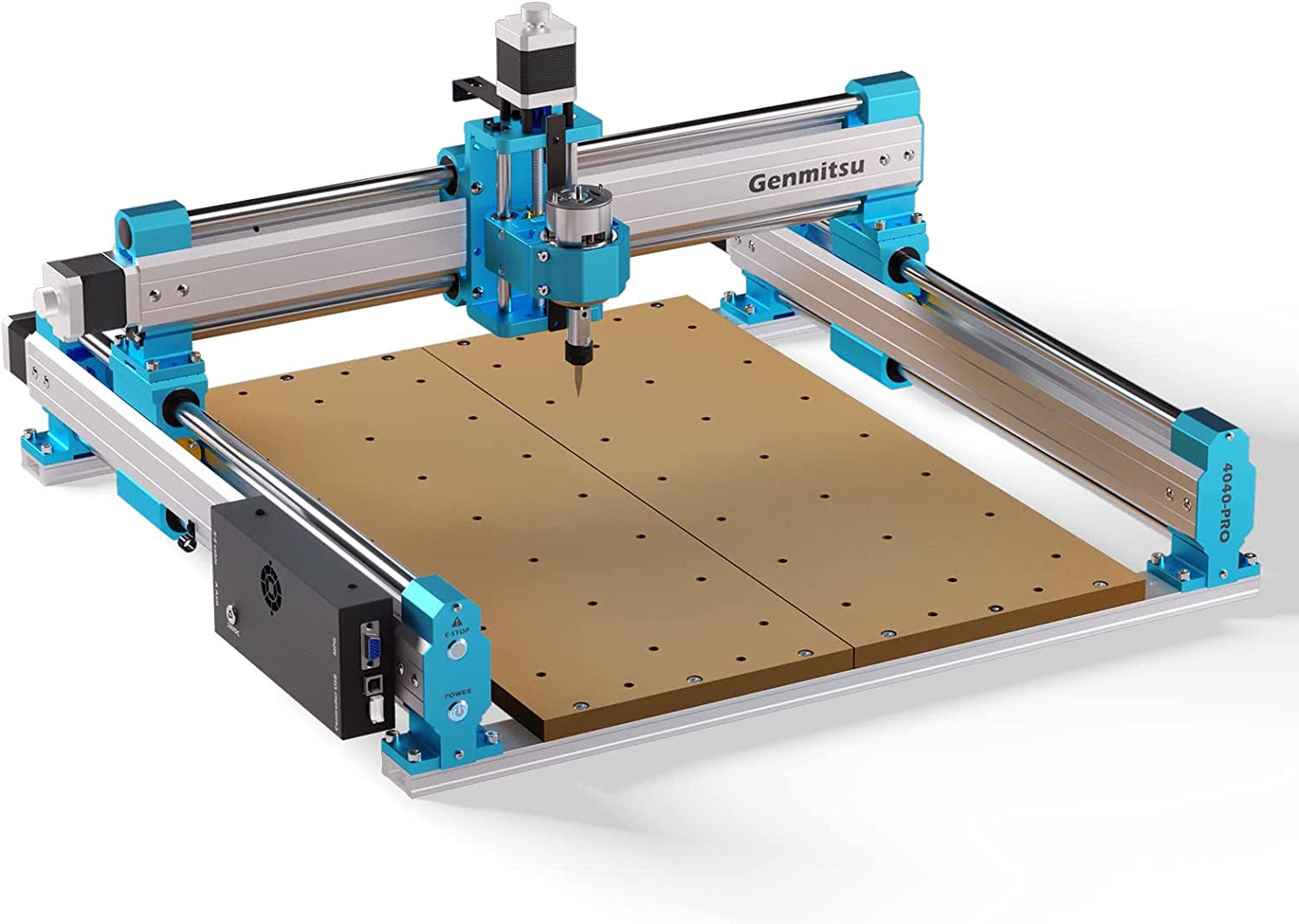 Genmitsu CNC Machine 4040-PRO for Wood Acrylic MDF Nylon Carving Cutting, GRBL Control, 3 Axis CNC Router Machine, Working Area 400 x 400 x 78mm (15.7