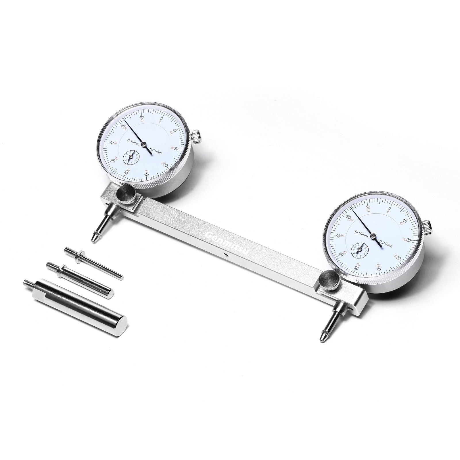 Genmitsu CNC Milling Machine Tramming Tool, Pro Calibration System with 1/2", 1/4", 1/8" Shank and 0.001" Precision Indicators, Ideal for Squaring