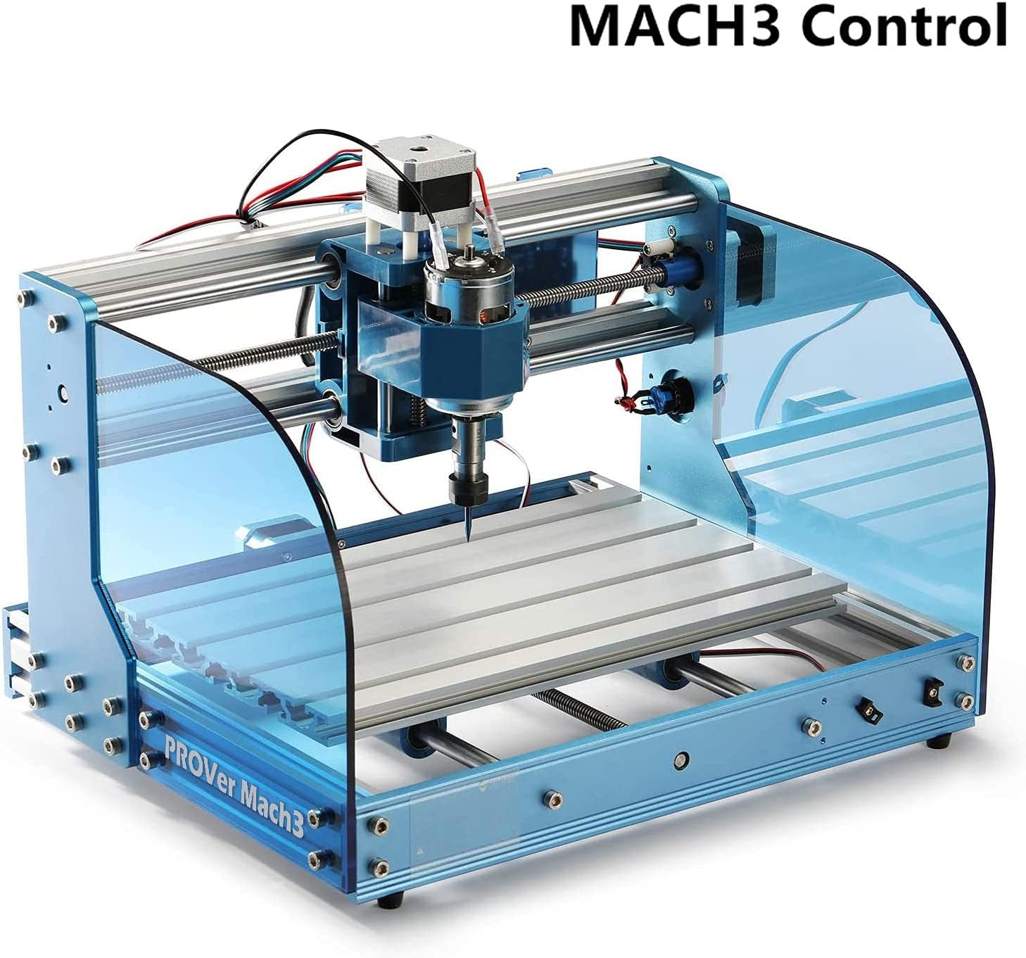 Genmitsu CNC Router Machine 3018-PROVer Mach3 with Mach3 Control, Plastic Acrylic PCB PVC Wood Carving Milling Engraving Machine