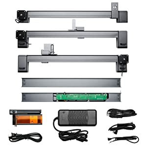 Genmitsu Jinsoku LC-40 Laser Engraver, 5.5W Compressed Spot Laser Engraving Machine with Passive Air Assist, APP Control, Linear Rail, Limit Switch