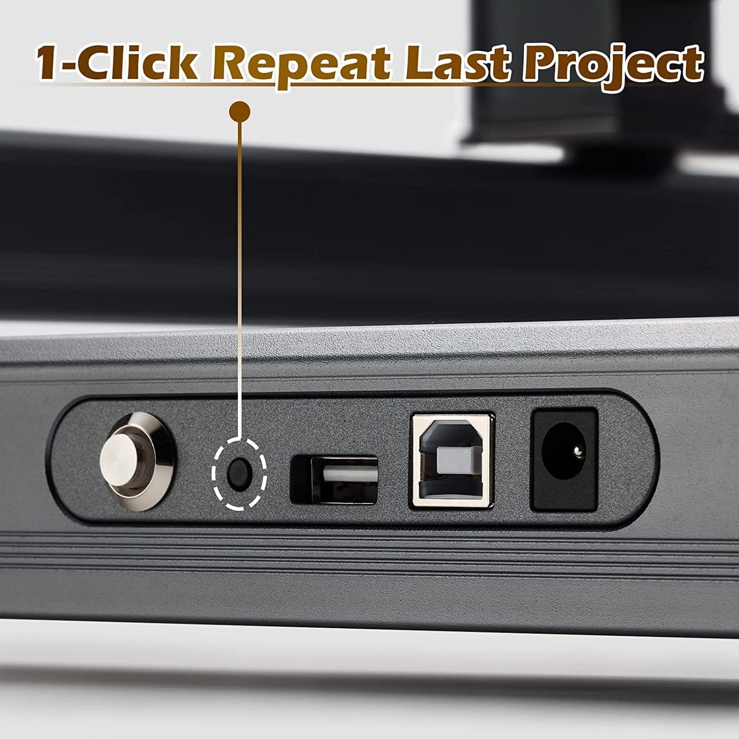 Genmitsu Jinsoku LC-40 Laser Engraver, 5.5W Compressed Spot Laser Engraving Machine with Passive Air Assist, APP Control, Linear Rail, Limit Switch