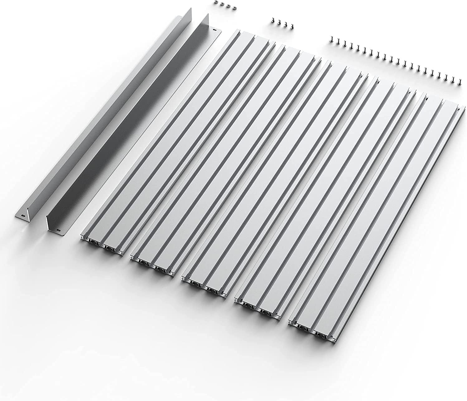 Genmitsu T-Slot Table 6060 Extension Aluminum Spoilboard for CNC Router Machine PROVerXL 4030 XY-Axis Extension Kit, 840 x 600 x 15mm (33.1''x 23.6''x