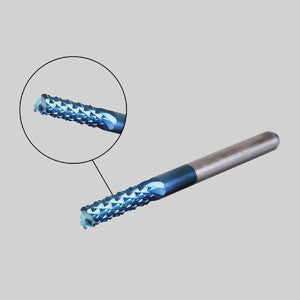 SainSmart Genmitsu 10Pcs Nano Blue Coat End Mill CNC Router Bits, 1.5-3.175mm, 1/8" Shank