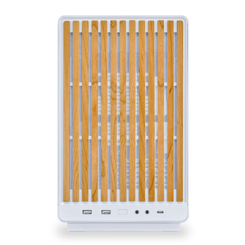 Lian Li DAN-A3 Mesh mATX Case - White Beech Wood Edition