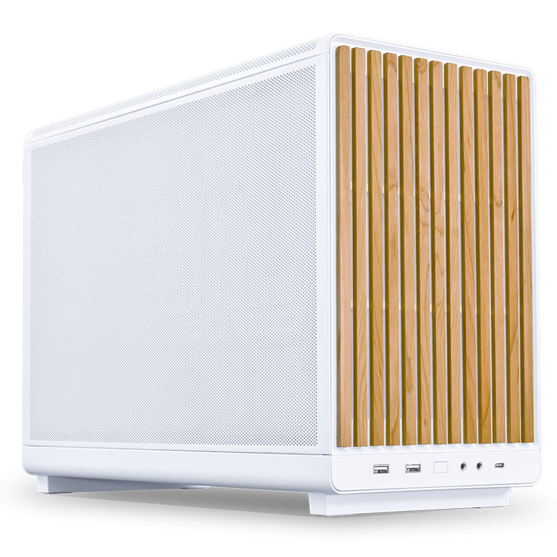 Lian Li DAN-A3 Mesh mATX Case - White Beech Wood Edition