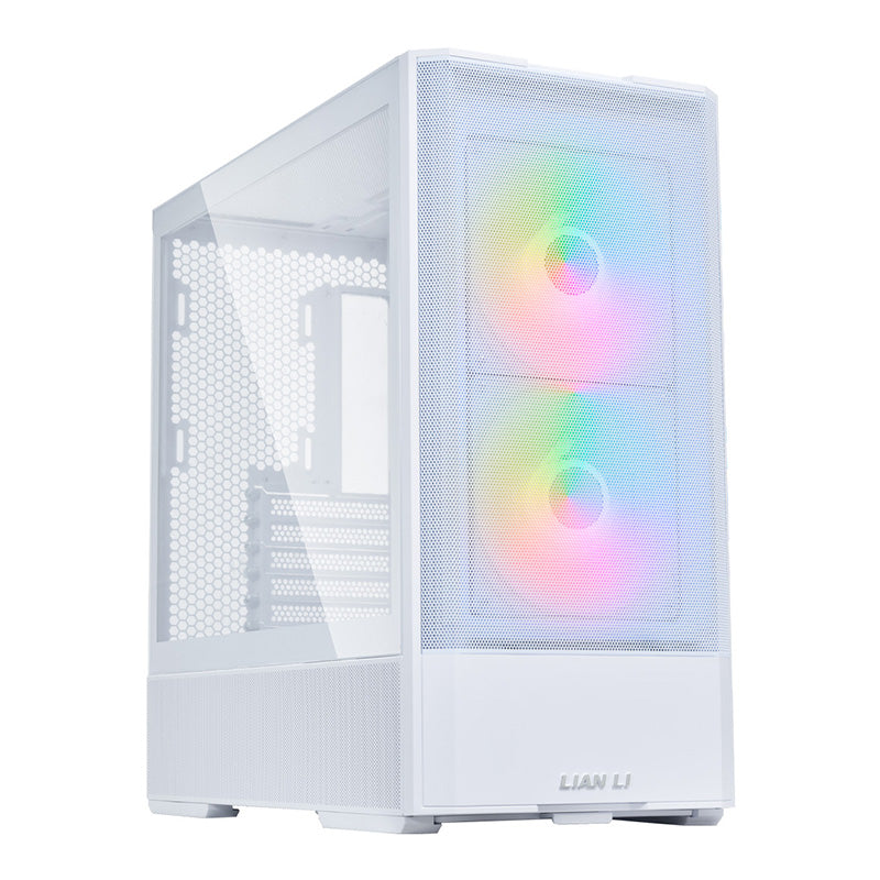 Lian Li LanCool 207RW TG ARGB Mid Tower ATX Case - White