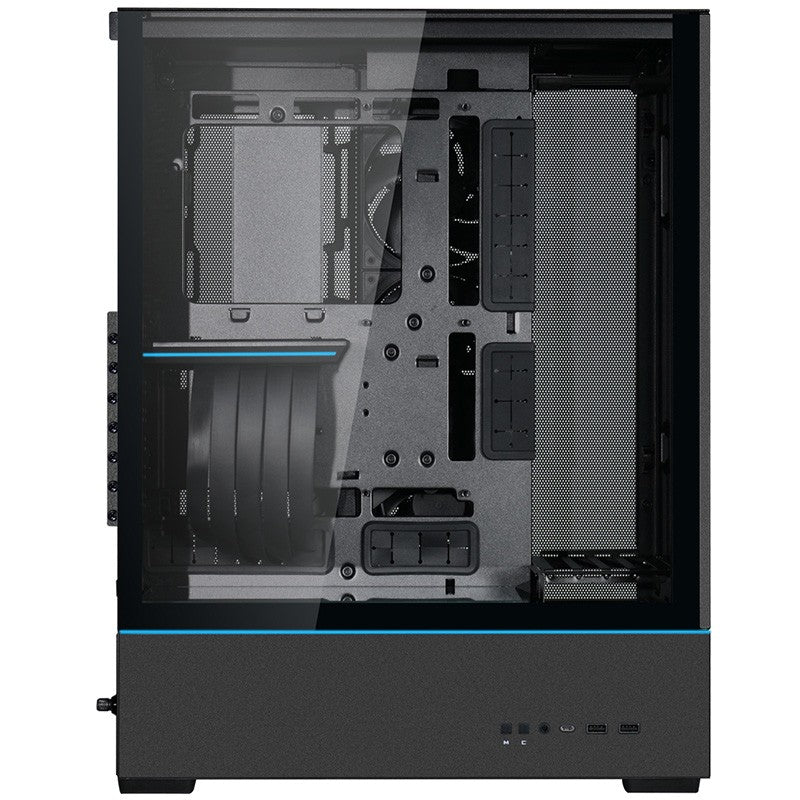 Lian Li SUP01 TG Small Tower ATX Case - Black