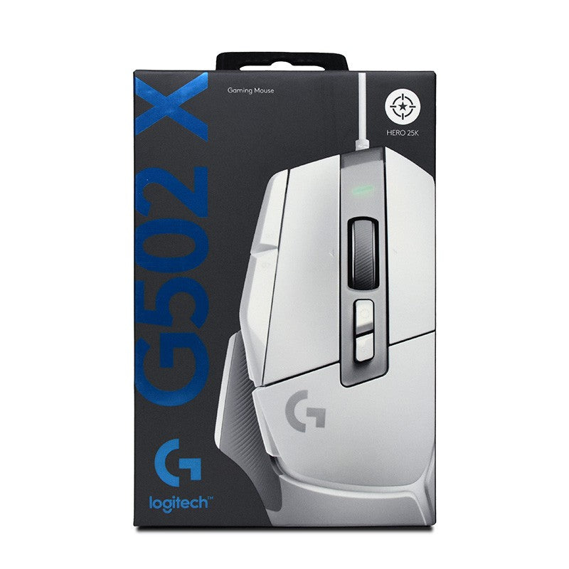 Logitech G502 X Wired Optical Gaming Mouse - White