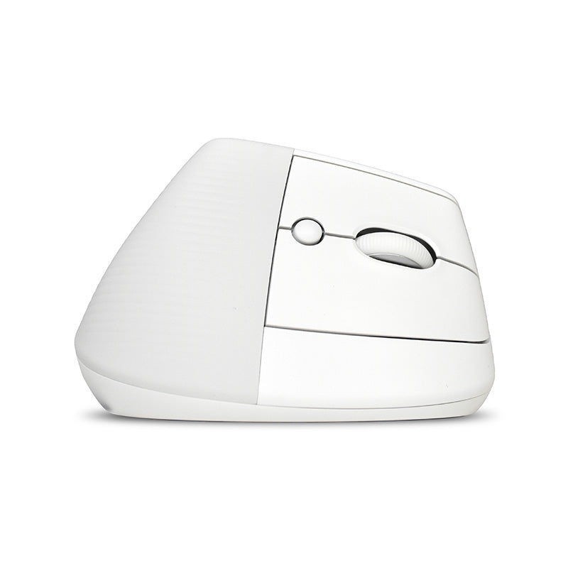 Logitech Lift Vertical Optical Wireless Ergonomic Mouse - Off-White Pale Grey