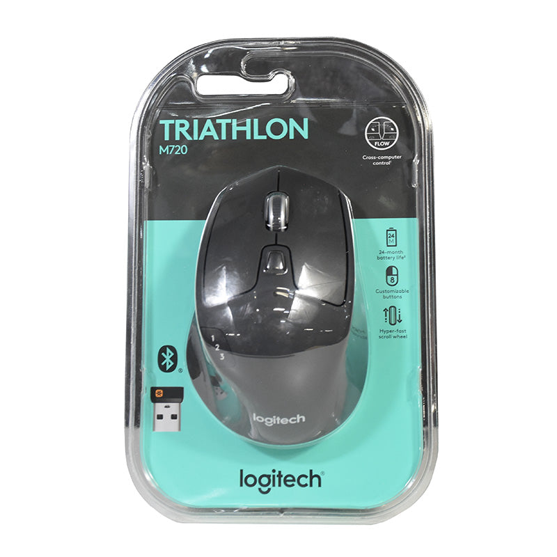 Logitech M720 Triathlon Multi-Device Wireless Bluetooth Mouse
