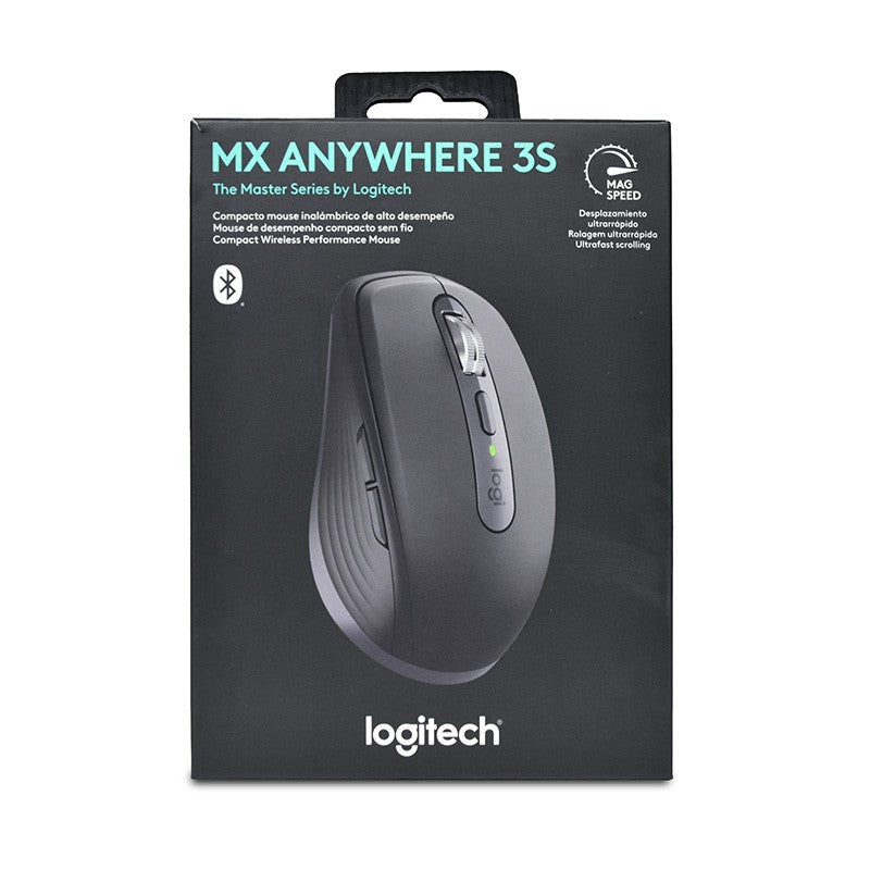 Logitech MX Anywhere 3S Compact Wireless Performance Mouse - Graphite