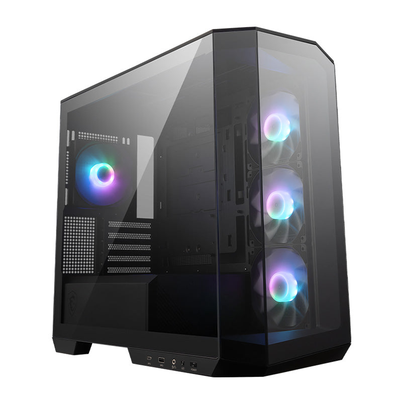 MSI MAG PANO M100R PZ BLACK Micro ATX Case - Black