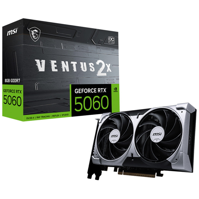 MSI GeForce RTX 5060 8G Ventus 2X OC Graphics Card